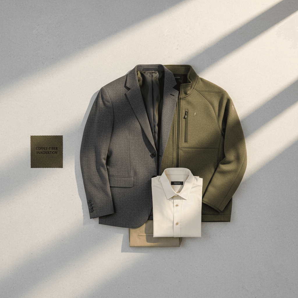 BROSIS uniform collection laid out showing formal and sporty styles