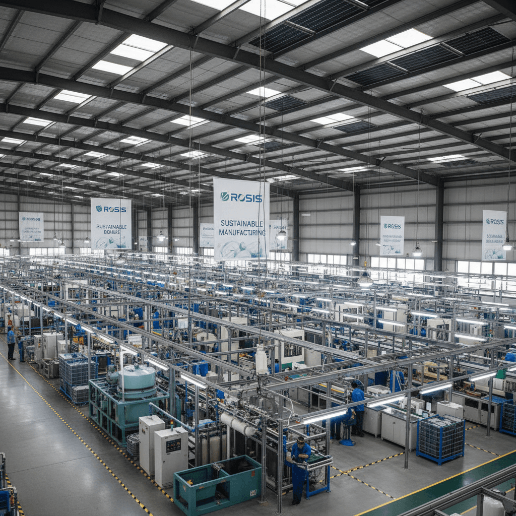 Energy-efficient and renewable systems at BROSIS production